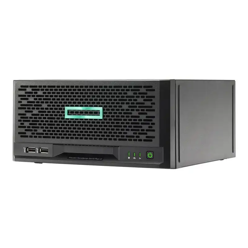 HPE ProLiant MicroServer Gen10 Plus v2 Entry - Serveur - Tour ultra micro - 1 voie - 1 x Pentium Gold G6... (P54644-421)_1